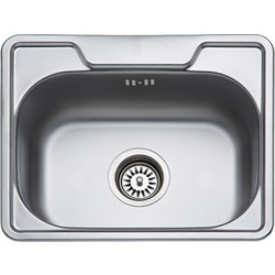 Donau 141DE Νεροχύτης Inox Σατινέ 46x37cm