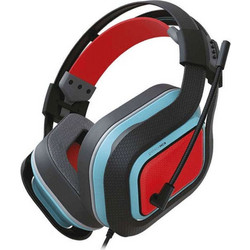 Gioteck Hc-9 Gaming Headset Over Ear Black Red