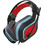 Gioteck Hc-9 Gaming Headset Over Ear Black Red