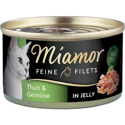 Finnern Miamor Feine Filets Adult with Tuna & Vegetables in Jelly 100gr 34-069