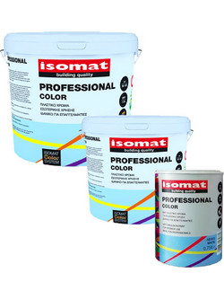 Isomat Professional Color Πλαστικό Χρώμα Εσωτερικού Χώρου Λευκό 0.75lt