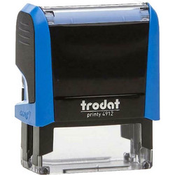 Σφραγίδα Trodat Printy 4912 - 47 x 18 mm - Μπλε 8.34912GY-L