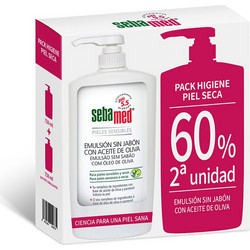 Sebamed Olive Oil Liquid Αφρόλουτρο σε Gel για Ξηρό Δέρμα 2x750ml