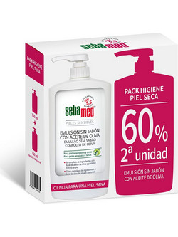 Sebamed Olive Oil Liquid Αφρόλουτρο σε Gel για Ξηρό Δέρμα 2x750ml