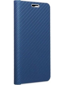 Θήκη κινητού Forcell Luna Book Carbon for Huawei P Smart 2019 Blue