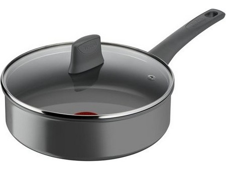 Tefal Renewal Τηγάνι Αλουμινίου Αντικολλητικό Κεραμική Επίστρωση με Καπάκι 24cm