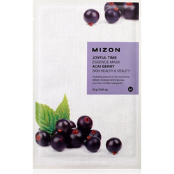 Mizon Joyful Time Acai Berry Sheet Μάσκα Προσώπου για Αντιγήρανση & Λάμψη 23gr