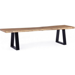 Bizzotto Artur Παγκάκι Ξύλινο/Μεταλλικό 178x45x45