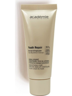 Academie Youth Repair Eye & Lip Κρεμώδης Μάσκα Ματιών Χειλιών για Ενυδάτωση & Λάμψη με Αργκάν 40ml