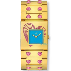 Swatch From Within Γυναικείο Ρολόι με Χρυσό Μεταλλικό Μπρασελέ YUG101G
