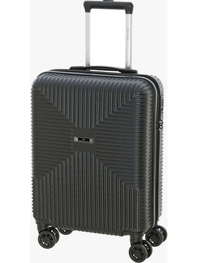 Bartuggi 712-80130 Βαλίτσα Καμπίνας 55x40x24cm με 4 Ρόδες Μαύρη