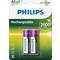 Philips Rechargeable AA 2600mAh 2τμχ Philips Rechargeable AA 2600mAh 2τμχ