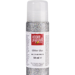 Knorr Prandell - Glitter Glue, Silver-Coloured Rainbow 50ml 8099-070