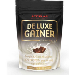 Activlab De Luxe Gainer Chocolate Πρωτεΐνη Ορού Γάλακτος Όγκου 3kg