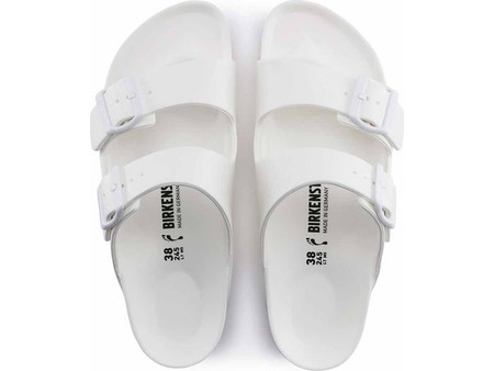 Birkenstock Arizona Ανδρικές Παντόφλες Καλοκαιρινές Ανατομικές Λευκές 129443