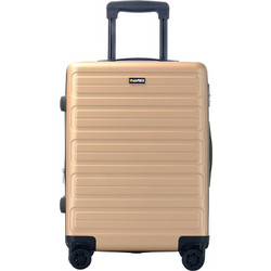 Amber AM1003 Βαλίτσα Μεγάλη 76x50x35cm με 4 Ρόδες Μπεζ