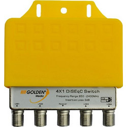 Golden Media - 4/1 DiSEqC Switch