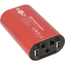 Swiss Drive Inverter Αυτοκινήτου 150W για Μετατροπή 12V DC σε 230V AC με 2xUSB