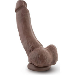 Blush Dr Skin Mr Mayor Ρεαλιστικό Dildo με Βεντούζα & Όρχεις 23cm Καφέ