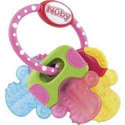 Nuby IcyBite Keys Rosa 3m+