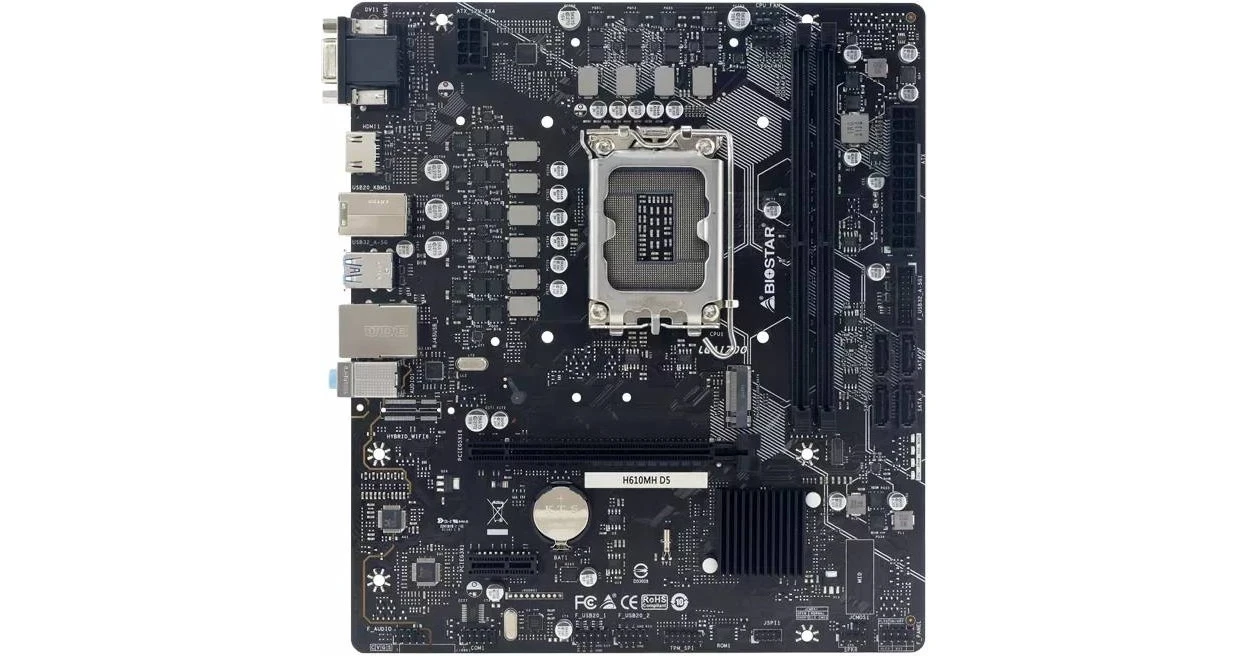 Biostar H Mh D Motherboard Micro Atx Intel Socket Bestprice Gr