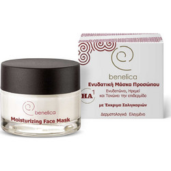 Benelica Moisturizing Κρεμώδης Μάσκα Προσώπου για Ενυδάτωση με Υαλουρονικό 50ml