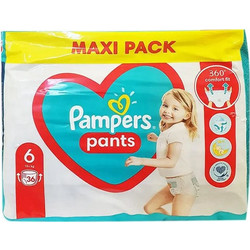 Pampers Pants Πάνες Βρακάκι No6 14-19kg 36τμχ
