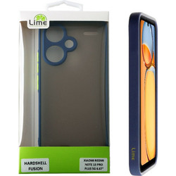 Lime Successories Lime Θηκη Xiaomi Redmi Note 13 Pro Plus 5G 6.67'' Hardshell Fusion Full Camera Protection Blue With Yellow KEYS
