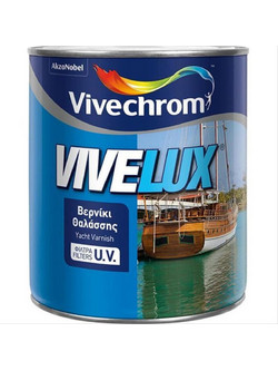Vivechrom Vivelux Βερνίκι Επιφάνειας Ξύλου Διαλύτου Gloss 0.75lt