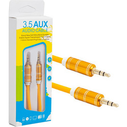 POWERMASTER PM-3835 3.5mm Male to 3.5mm Male Silicone AUX Cable 1.1m