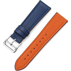 Δερμάτινο λουράκι Contrast Pin Buckle για το HUAWEI WATCH GT 3 46 mm (Blue+Orange)