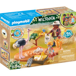 Playmobil Wiltopia Φροντίζοντας τη Στρουθοκάμηλο για 4-10 Ετών 71296