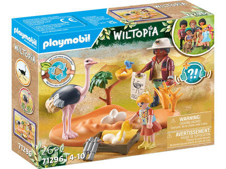Playmobil Wiltopia Φροντίζοντας τη Στρουθοκάμηλο για 4-10 Ετών 71296