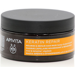 Apivita Keratin Nourish & Repair Μάσκα Μαλλιών Κερατίνης για Επανόρθωση για Ξηρά Μαλλιά 200ml