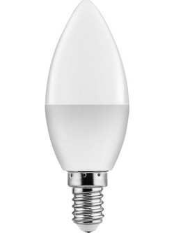 Powertech Led λάμπα Candle 7W, 4000K, E14, 600lm - (E14-011)