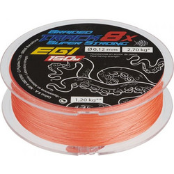 ΝΗΜΑ KALI KUNNAN Track Egi 8X Orange 150m 0.10mm