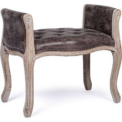 Σκαμπό Diva 0743675 71x48x60cm Natural-Brown