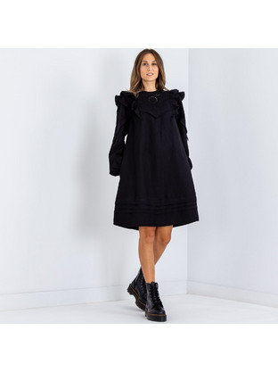 Scotch & Soda Mini Καθημερινό Φόρεμα Μαύρο 163852-SC0008