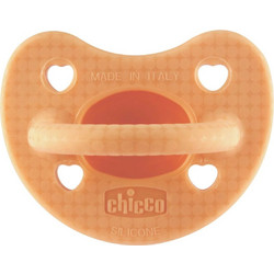 Chicco PhysioForma Ανατομική Ορθοδοντική Πιπίλα Σιλικόνης 2-6m Soft Luxe Orange