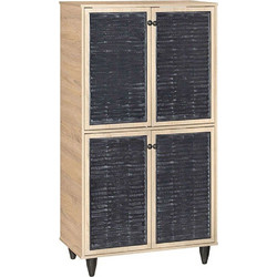 Pakoworld Ronan Παπουτσοθήκη Ξύλινη M70.5xΠ35xΥ122cm 249-000017