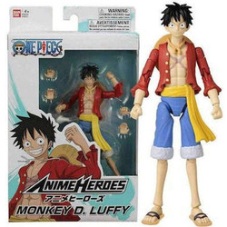 Bandai Anime Heroes One Piece Monkey D. Luffy Dressrosa Version 16cm
