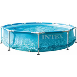 Intex 28206NP Πισίνα Πλαστική με Μεταλλικό Σκελετό & Αντλία Φίλτρου Φ305x76cm