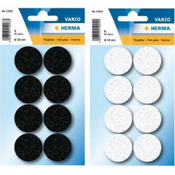 Αυτοκόλλητες Herma Βάσεις Τσόχας 28mm 8τμχ