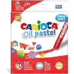 Λαδοπαστέλ Carioca σετ 24τμχ
