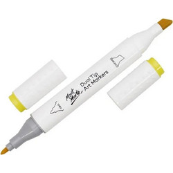 Μαρκαδόρος Διπλής Μύτης Mont Marte Art Marker Y2 Yellow (35 Lemon Yellow) MGRD0003