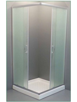 Καμπίνα Μπάνιου Gloria Ascot Mat Τετράγωνη 90 x 90 x 180h 90-1960
