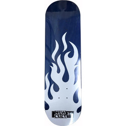 New Cult Skate Deck Blue Flame 30 Years Logo Red