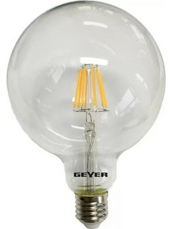 Λάμπα LED Filament για Ντουί E27 5W 600lm Διάφανη 4000K Φυσικό Λευκό