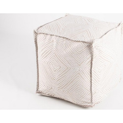 Linea Πουφ Σκαμπό Τετράγωνο Aroni 45x45εκ