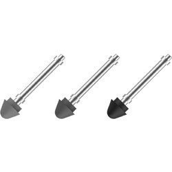 Adonit Tip ΣΕΤ ΜΥΤΕΣ αντικατάστασης για Adonit Note+2 - 3x τεμ - ΜΑΥΡΟ/ΣΚΟΥΡΟ ΓΚΡΙ/ΑΝΟΙΧΤΟ ΓΚΡΙ - ADNP2RT